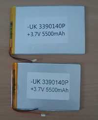 Акумулятор Li-ion 3.7v 5500mAh. UK3390140P 143х98х3.3 / 130х88х3.3