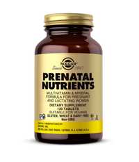 Мультивітаміни для Вагітних, Prenatal Nutrients, Solgar, 120 таблеток