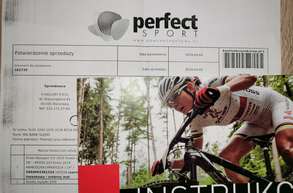 Rower Kross Hexagon 3.0 rama 14 koła 26 cali