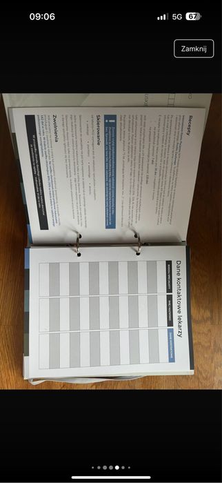 Segregator medyczny dla mężczyzn