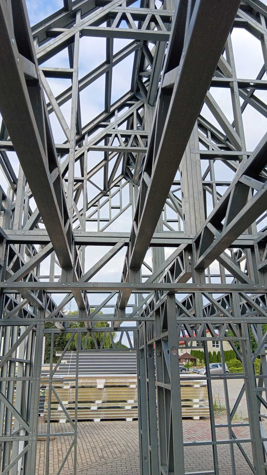 Domek 35m2 - konstrukcja stalowa szkieletowa