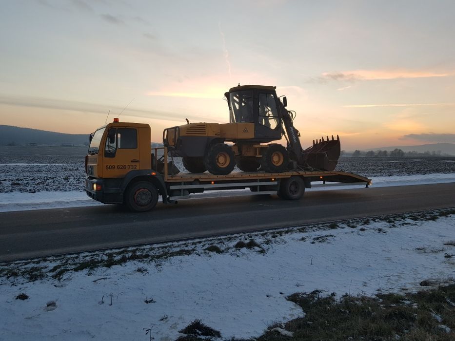 Przewóz ciągników transport laweta niskopodwoziowa pomoc drogowa 16ton