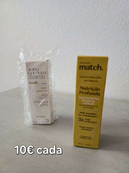 Vários produtos Boticário novos