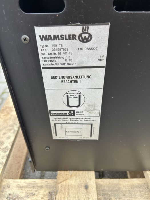 kominek wolnostojacy koza piec „WAMSLER”