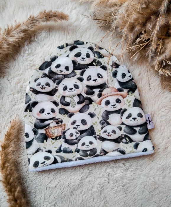 Czapka zimowa w pandy