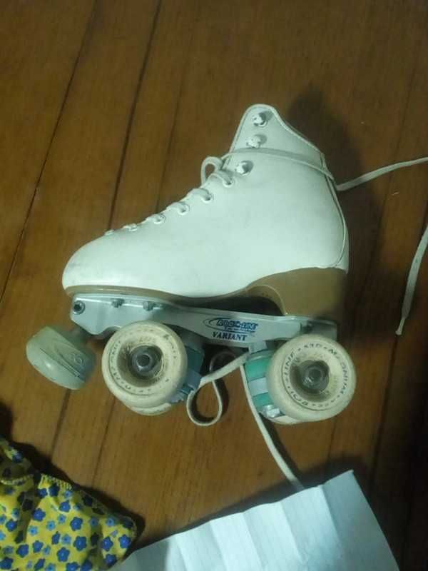 Patins para patinagem artística, tamanho 33, bota EDEA chasi Variant