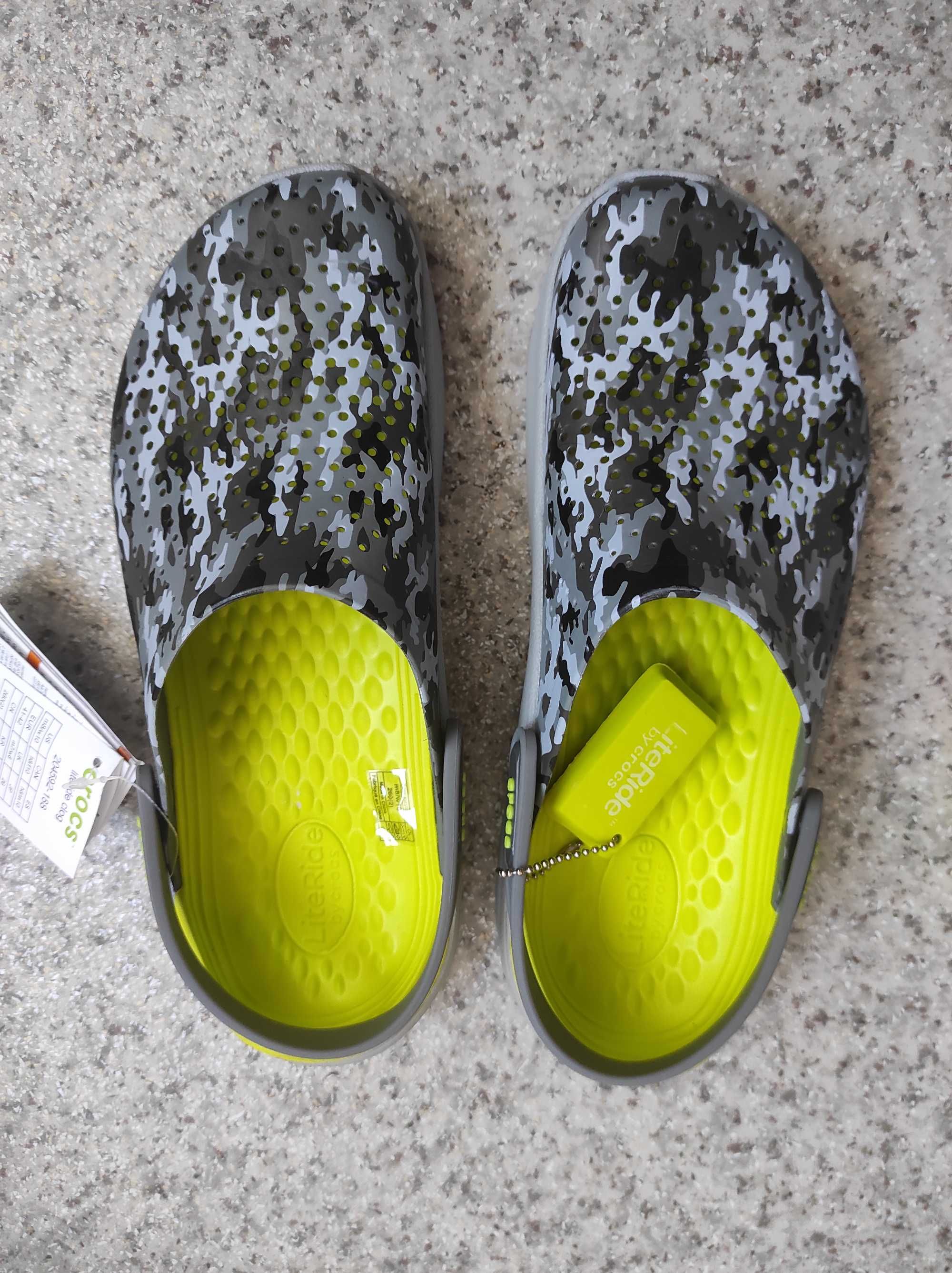 Crocs LiteRide крокси лайтрайд сабо 41,42,43,44 камуфляж