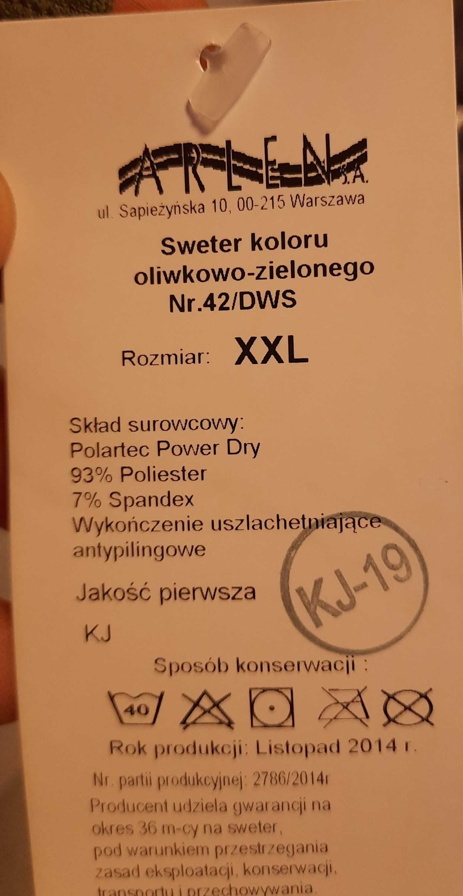 Sweter Wosk Specjalnych 42/DWS rozm. XXL