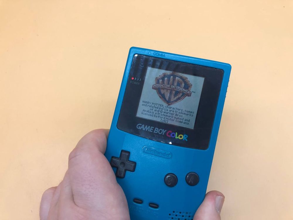 Gameboy color плюс ліцензійний картрідж harry potter