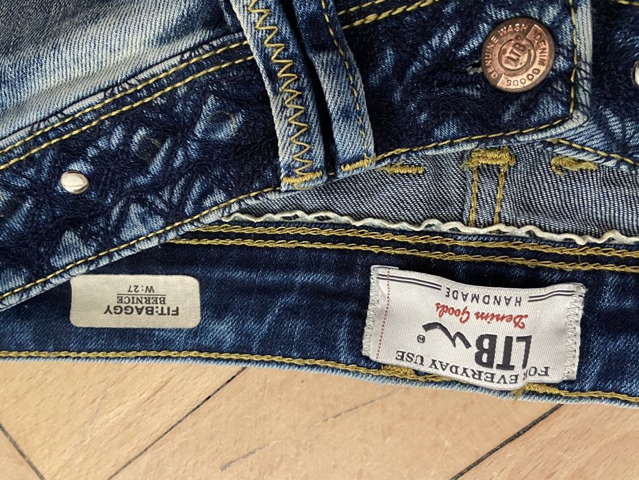 LTB Bernice 36 S damskie spodnie jeansy dżinsy niebieskie baggy