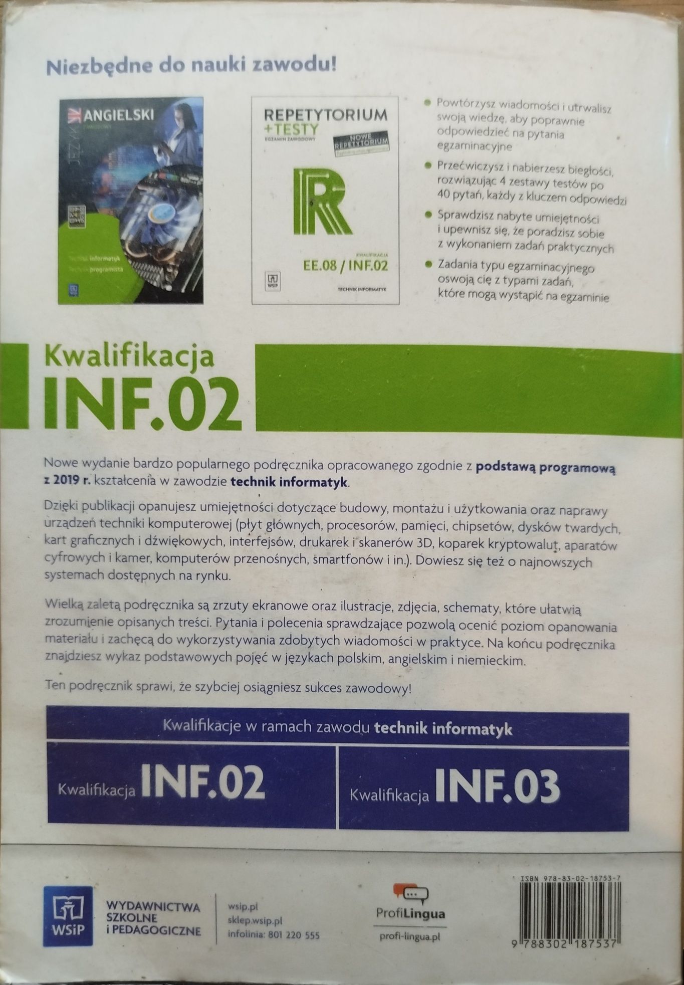 Podręcznik od Administracji i eksploatacji cześć 1. inf.02