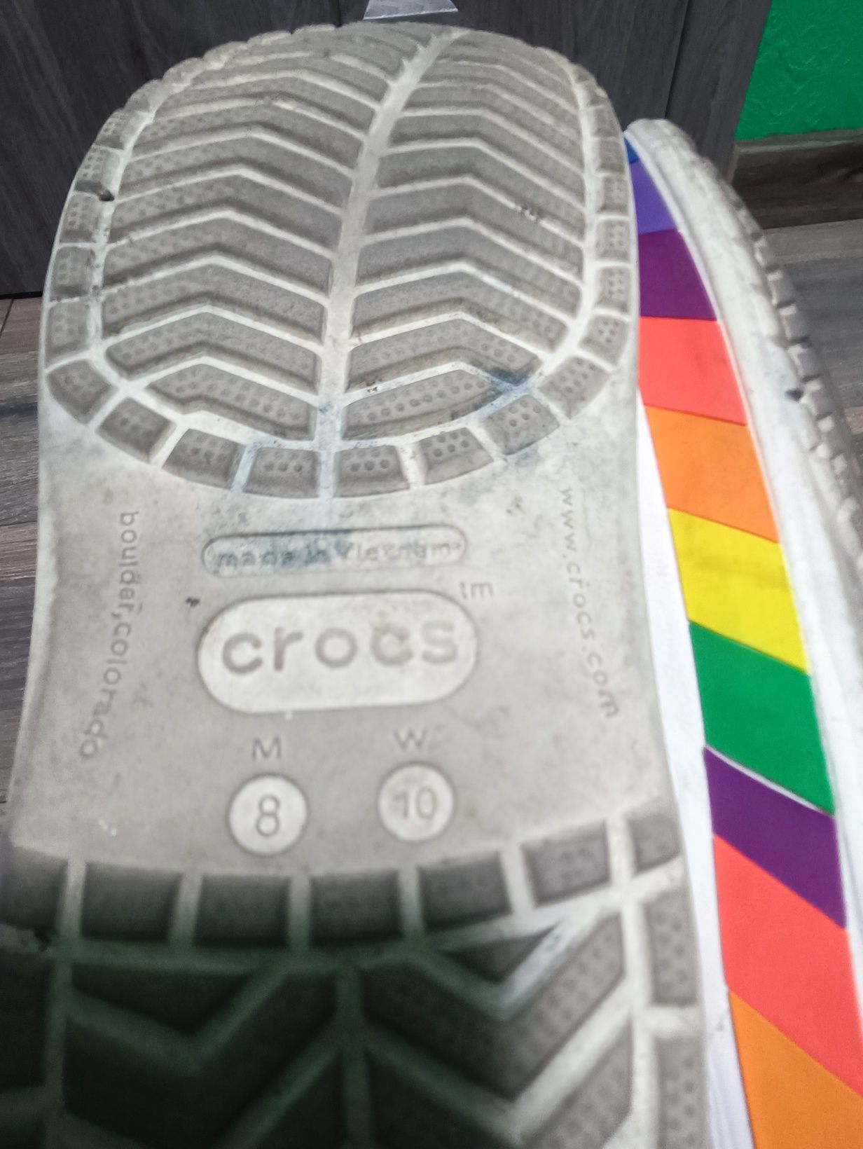 Crocs 41 р білі.