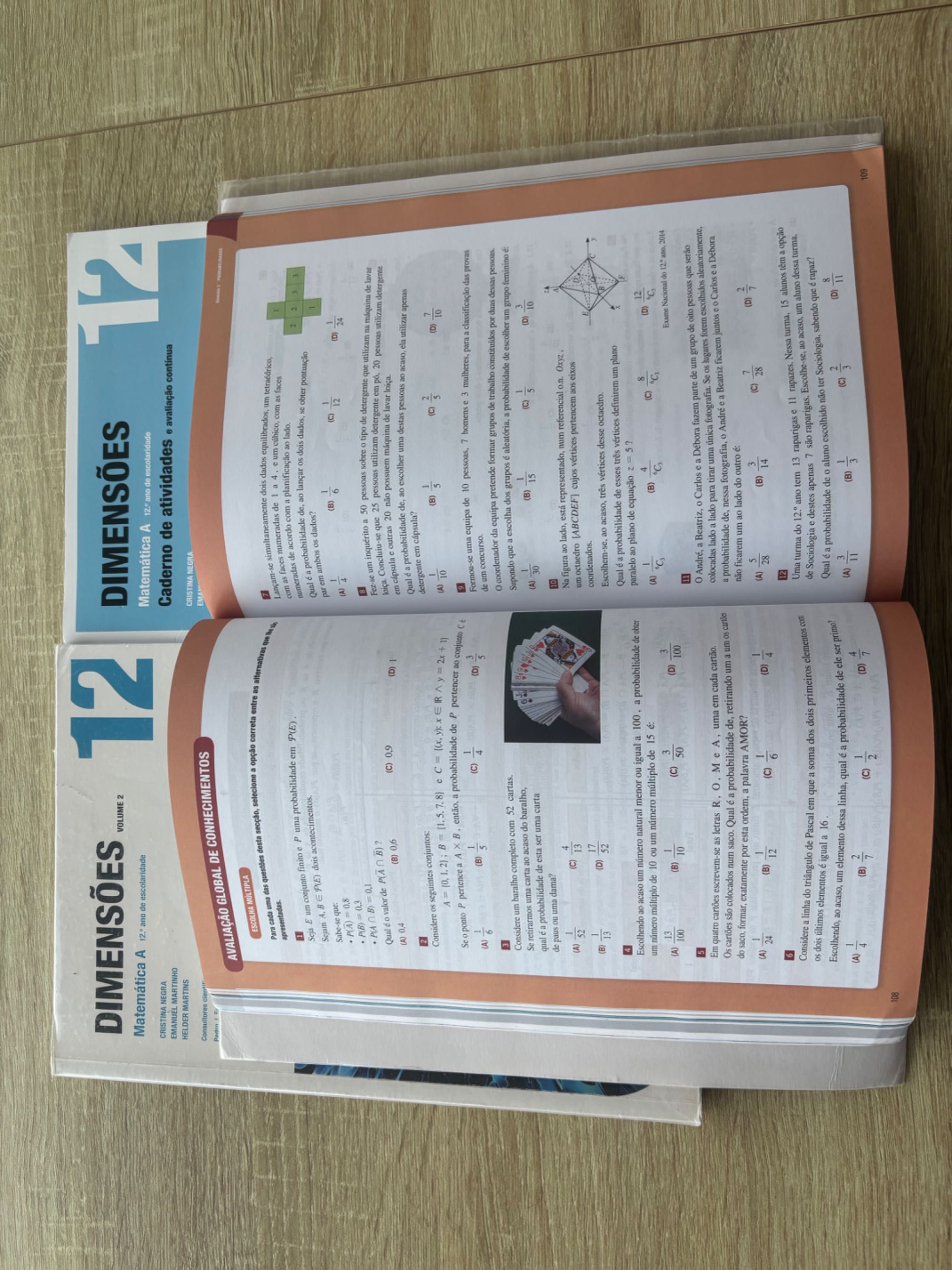 Manuais Matemática A 12° Ano