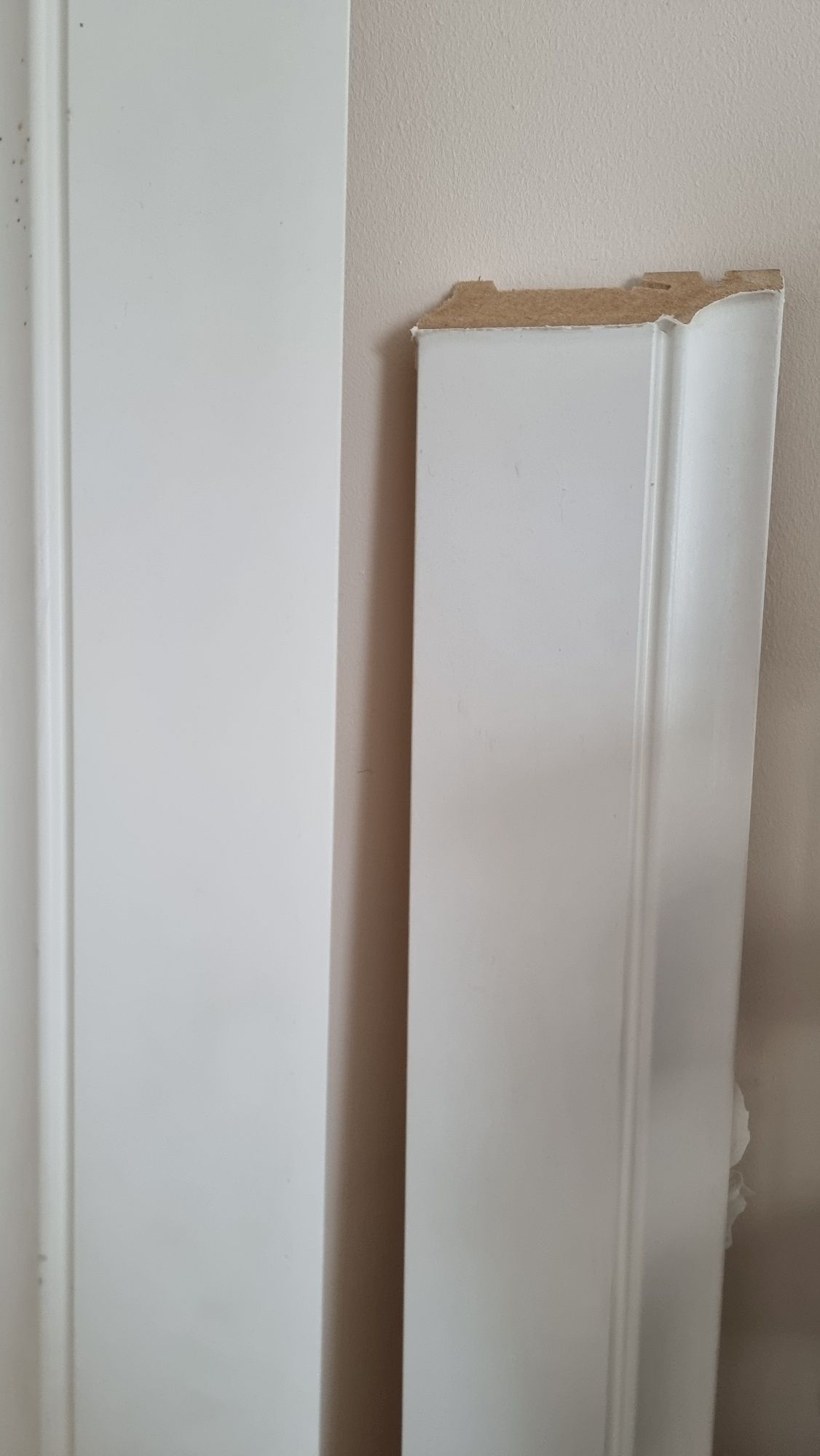 Listwa przypodlogowa MDF biała listwy 19 x 100 x 2200 mm