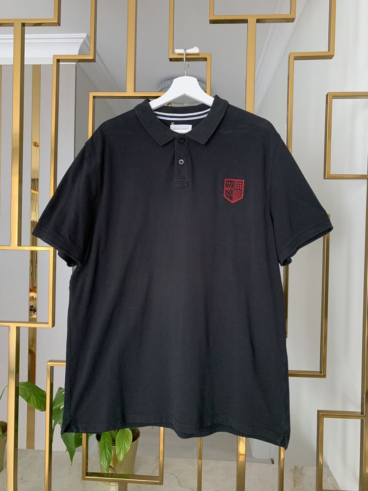 Koszulka polo t-shirt czarne 3xl xxxl