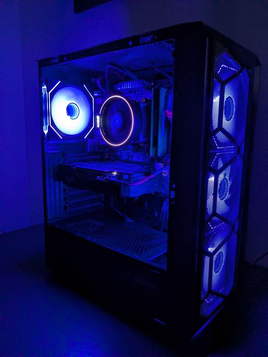 Komputer + monitor gamingowy GTX 1660 Super SSD LED GWARANCJA