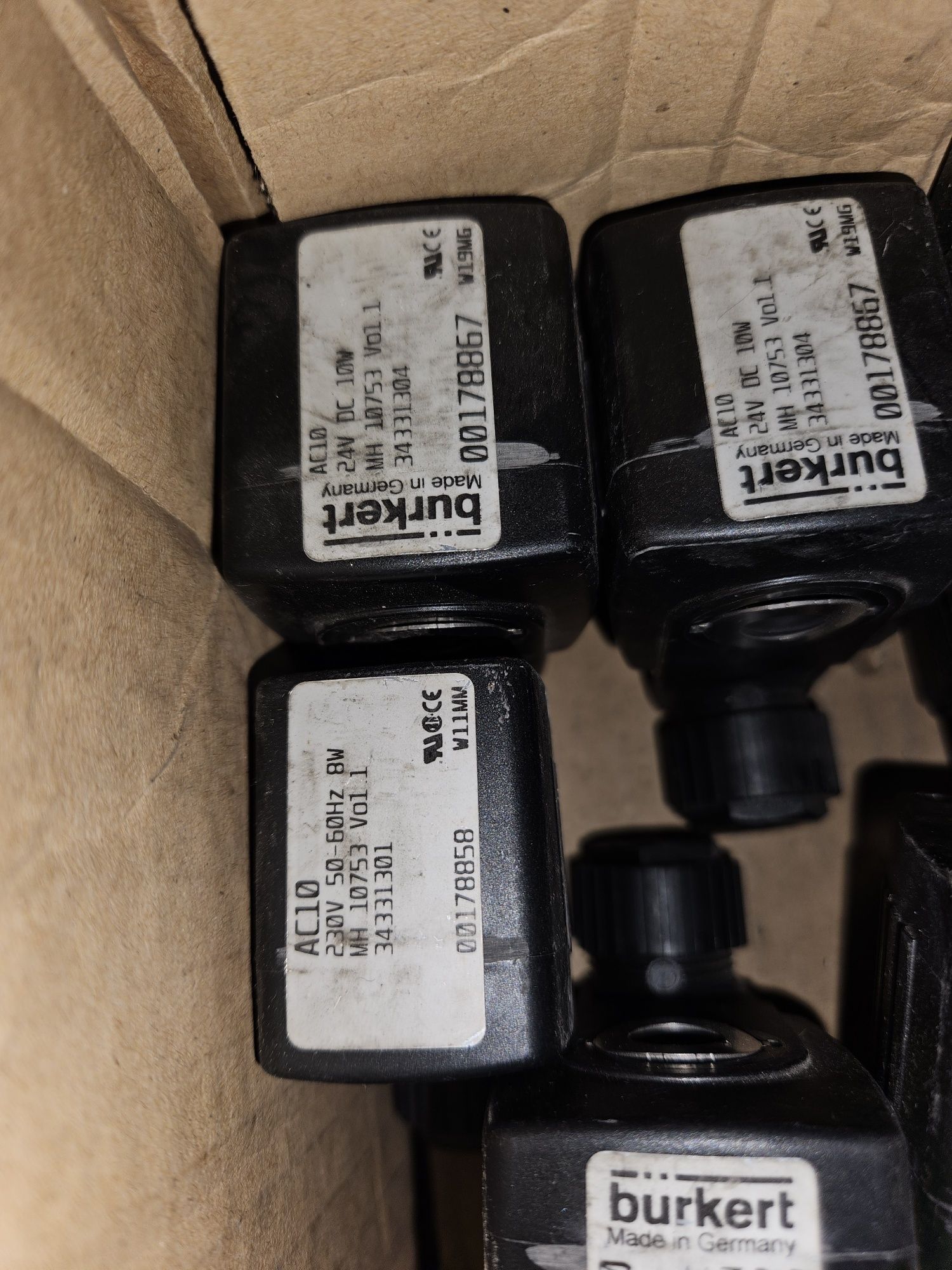 cewka burkert  24v dc 230v ac10 elektrozaworu elektrozawór