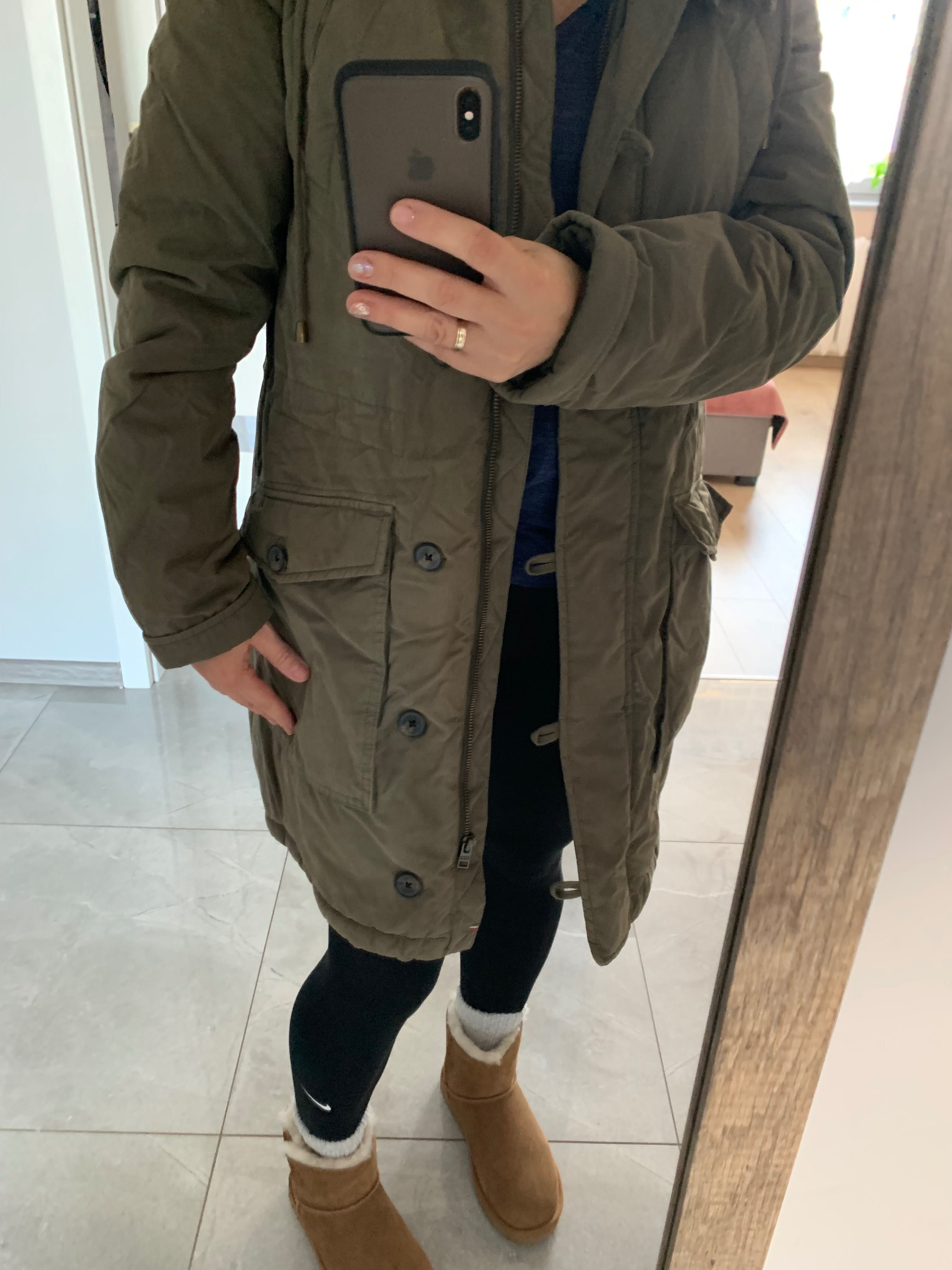 Parka damska Tommy Hilfiger khaki  r. L