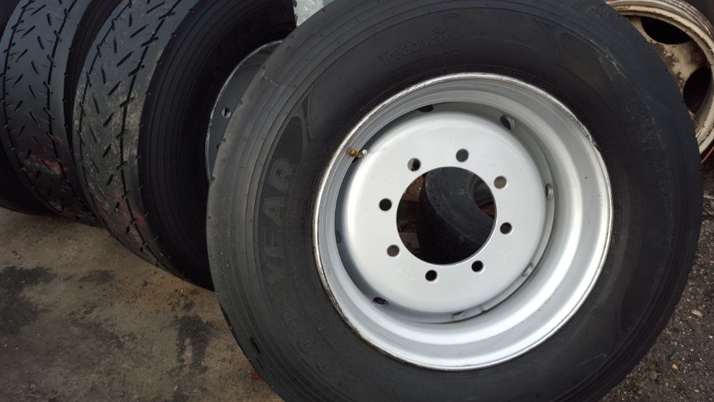 650netto KOŁA DO PRZYCZEP 315/70R22,5 NA 8 OTWORÓW z Tira 98cm ZAREMBA