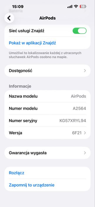 Słuchawki Apple Airpods 3