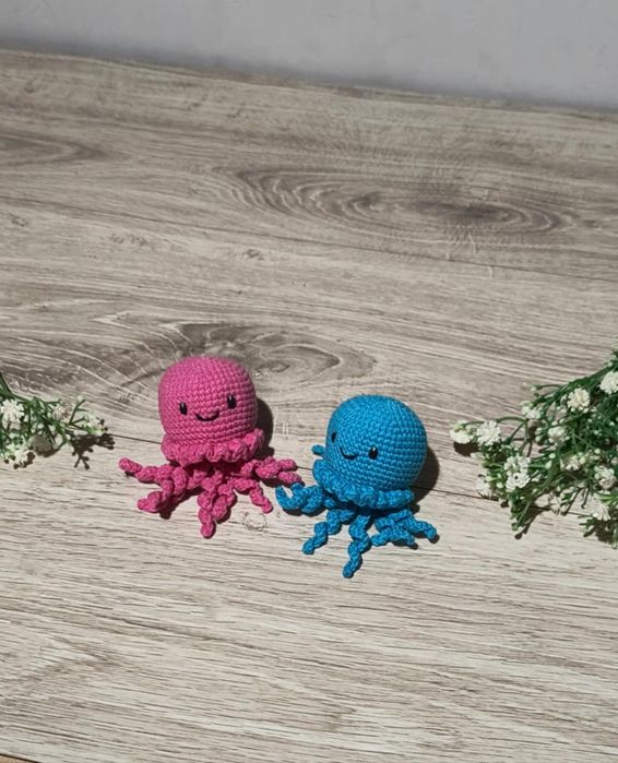 Ośmiornice na szydełku