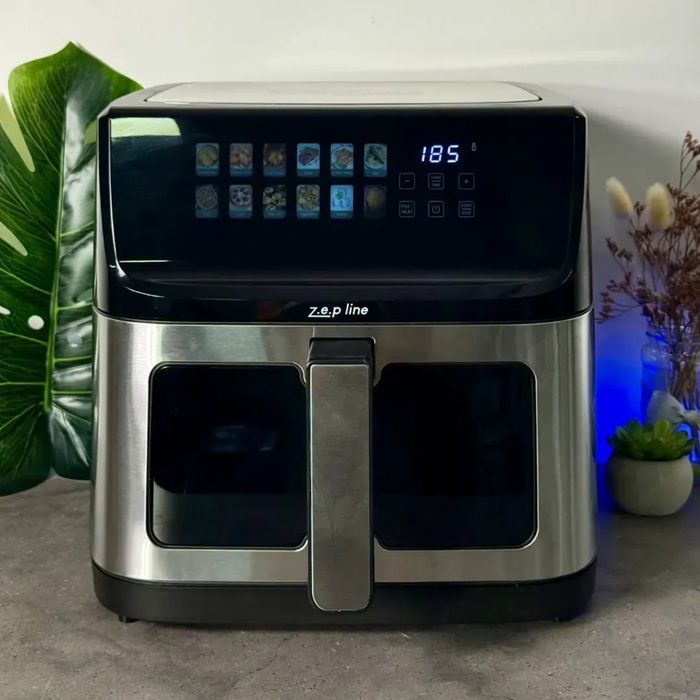 ‼️АКЦІЯ -30% | Потужна аеро фритюрниця Zepline ZP-211 • 14 л • 4000 Вт