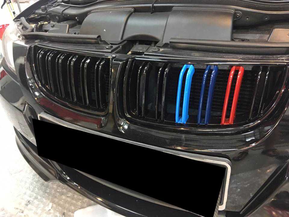 Ноздри Е90 E91 / Новые двойные ноздри BMW "M" Performance
