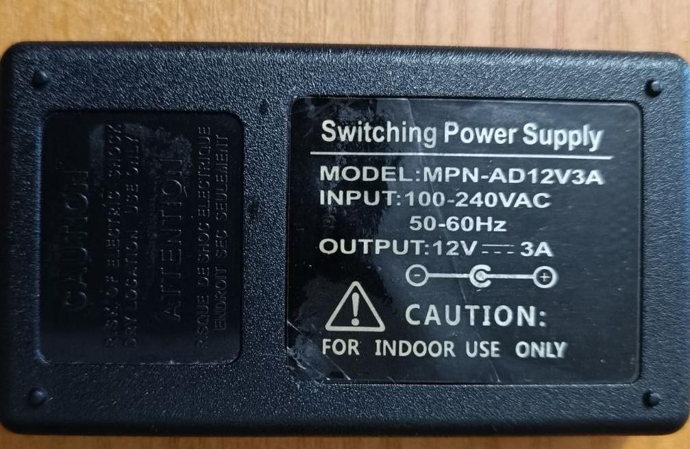 Блок питания 12 v 3 a