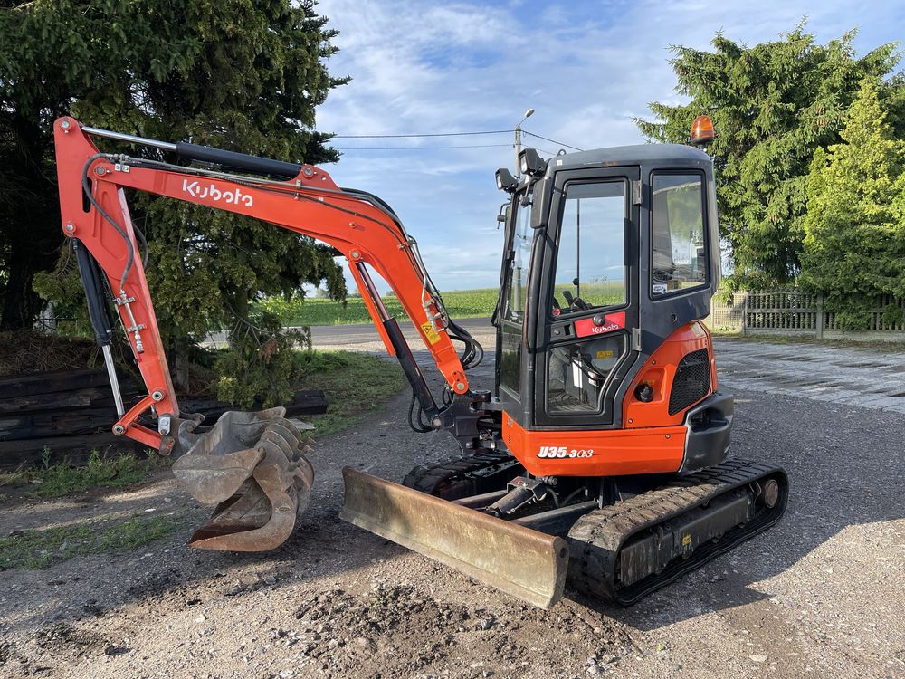 Minikoparka Kubota U35 2017r 3900 Mth nie cat jcb takeuchi volvo