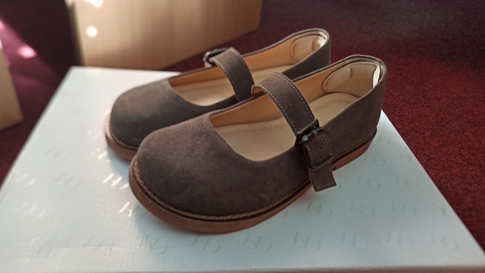 Туфлі балетки з перепонкою-застібкою HDbrand