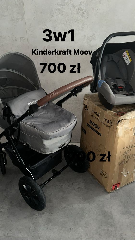 Wózek kinderkraft moov 3w1