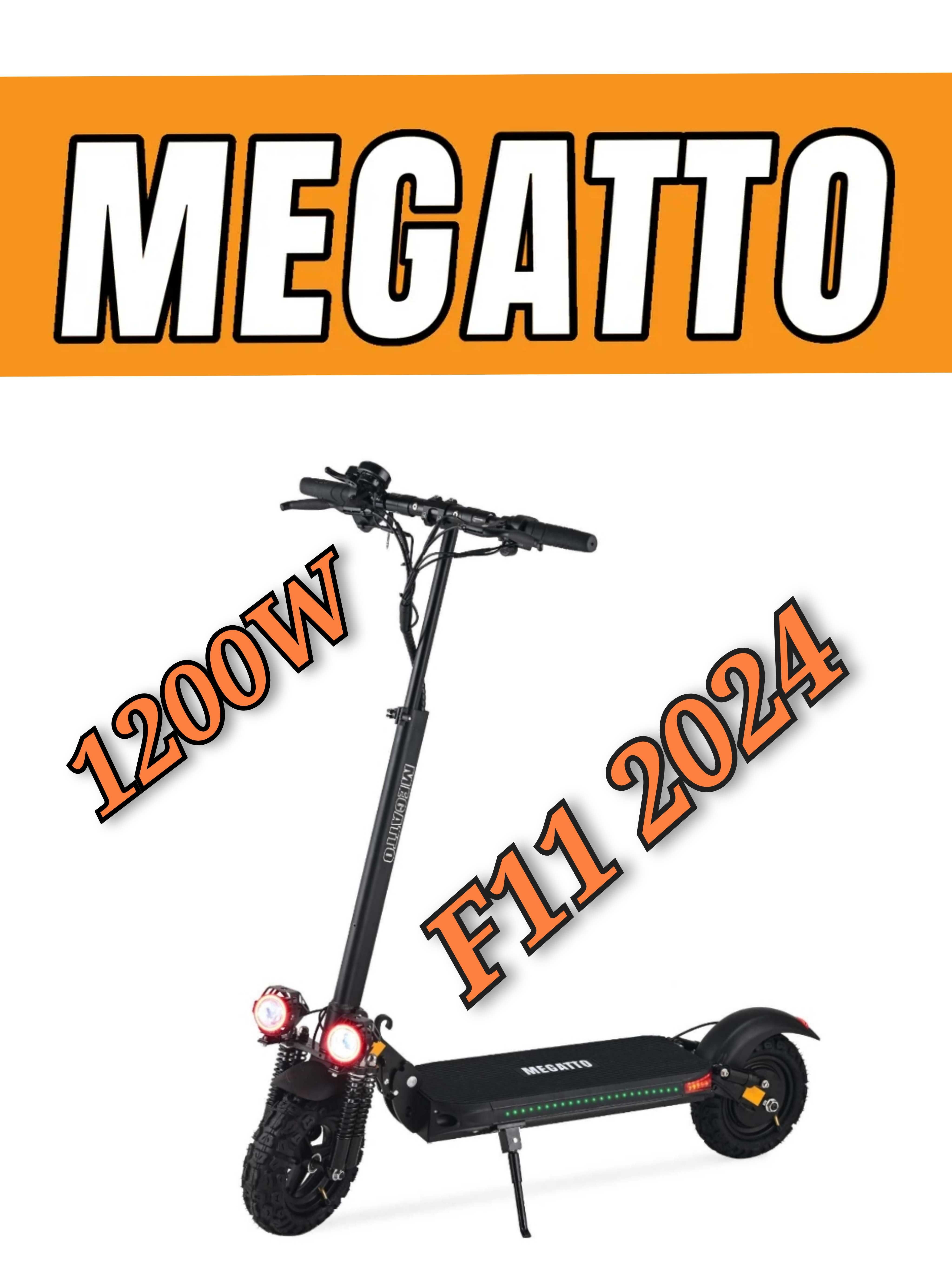 Hulajnoga elektryczna Megatto F11/2024, 1200W  koła 11 cali mocna