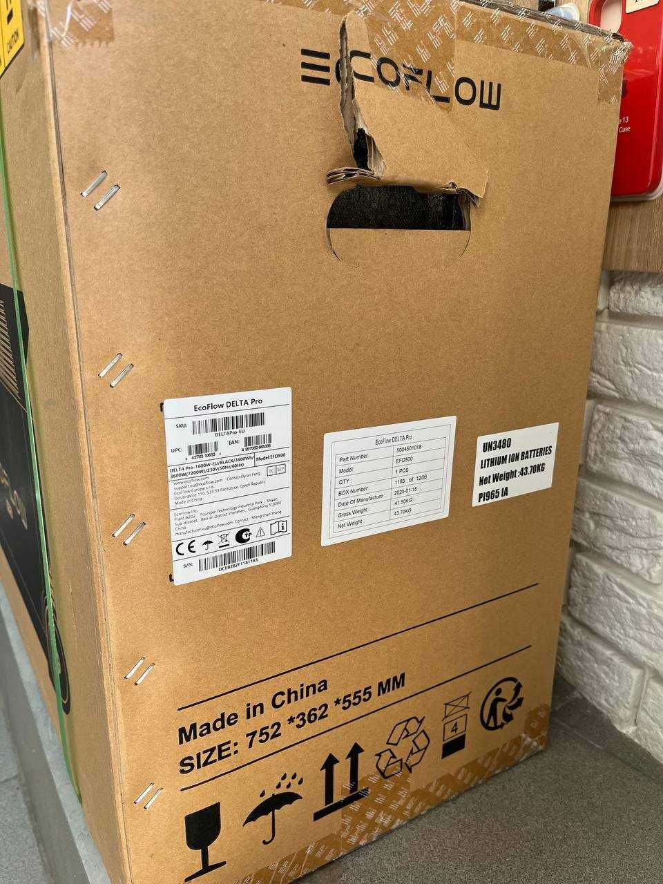 Зарядна станція універсальна EcoFlow Delta Pro 3600 Вт/год  7200w Max!