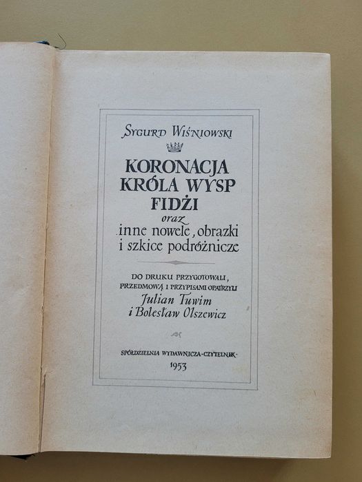 Koronacja króla wysp Fidżi Sygurd Wiśniowski