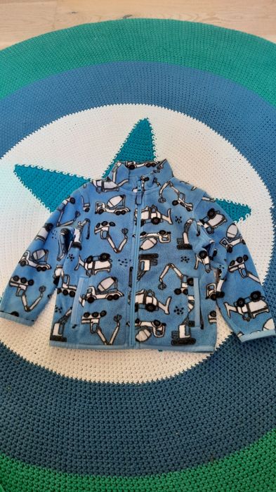 Bluza z polaru koparki r.86,Traktor, Bruder, Gant, Hilfiger, Molo Nowa