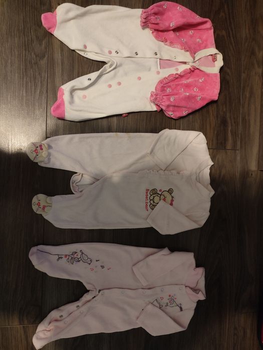 3 szt pajacyki dziewczynka