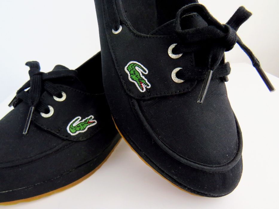 Lacoste Oryginał buty na koturnie r 40 Nowe -50%