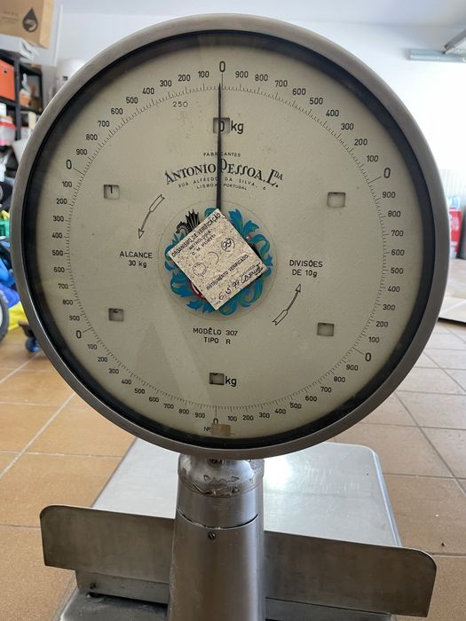 Balança antiga fabrico Portugues Antonio Pessoa 30kg
