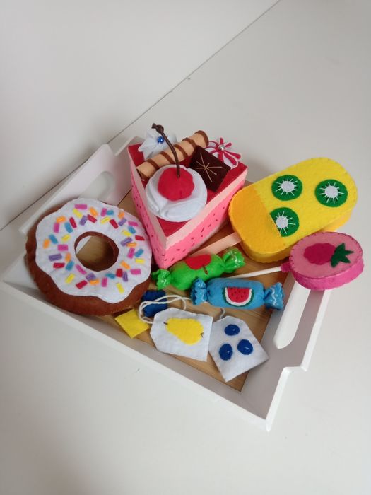 Zestaw słodyczy z filcu