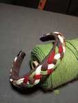 Opaska szer.3 cm.Cudawianki handmade