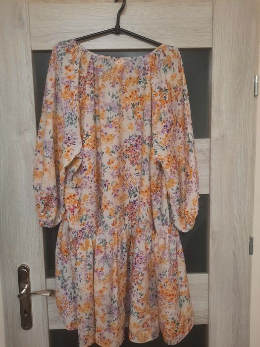 H&M cudna sukienka przewiewna wiskoza 46-48