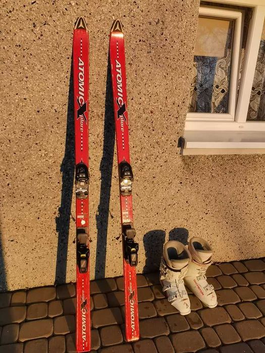 Używane narty Atomic Xplore 170cm i buty Dachstein v4 komplet