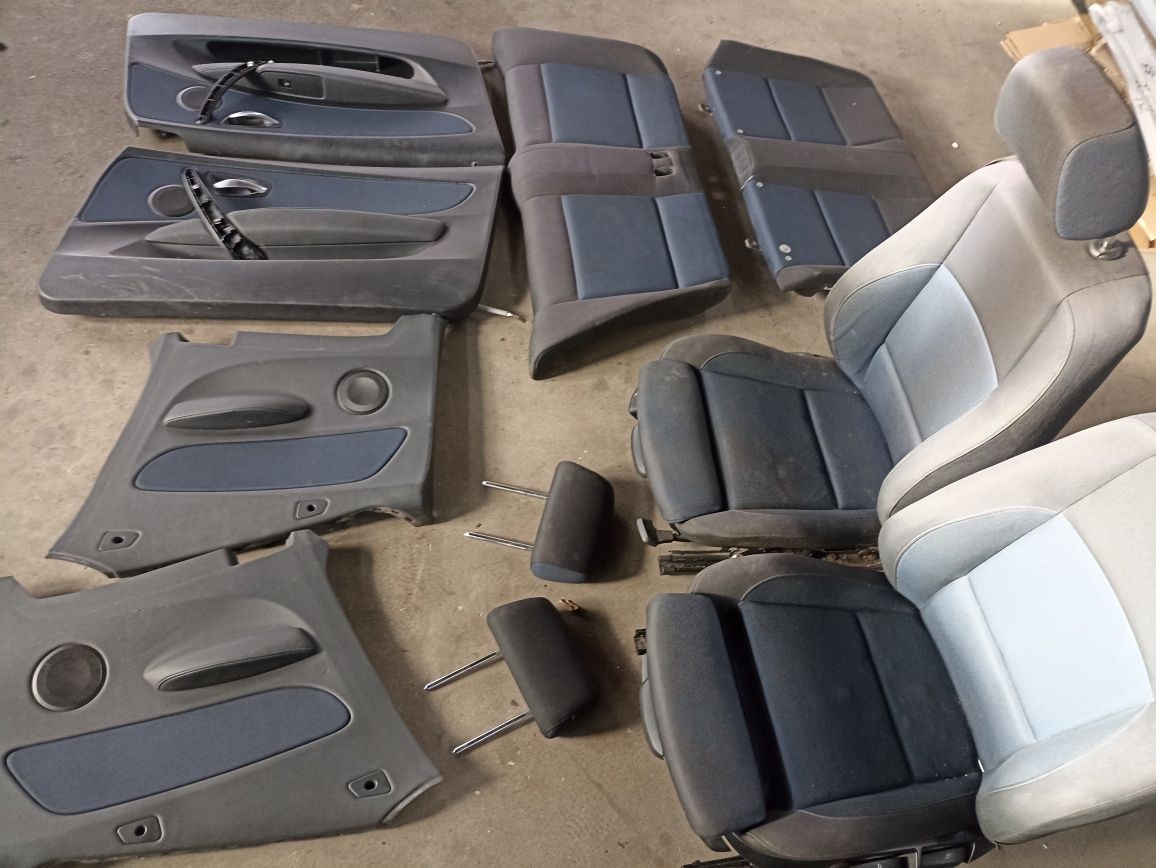 Fotele komplet foteli kubełki mpakiet M sport BMW e88 cabrio