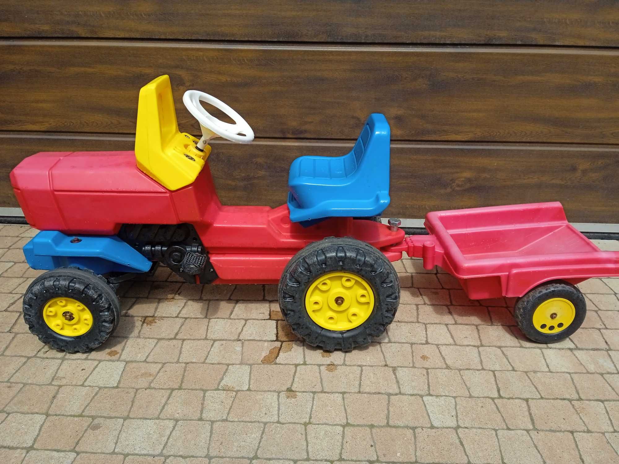 Zestaw Duży Traktor marki BIG na pedały /przyczepka/ Możliwość wysyłki