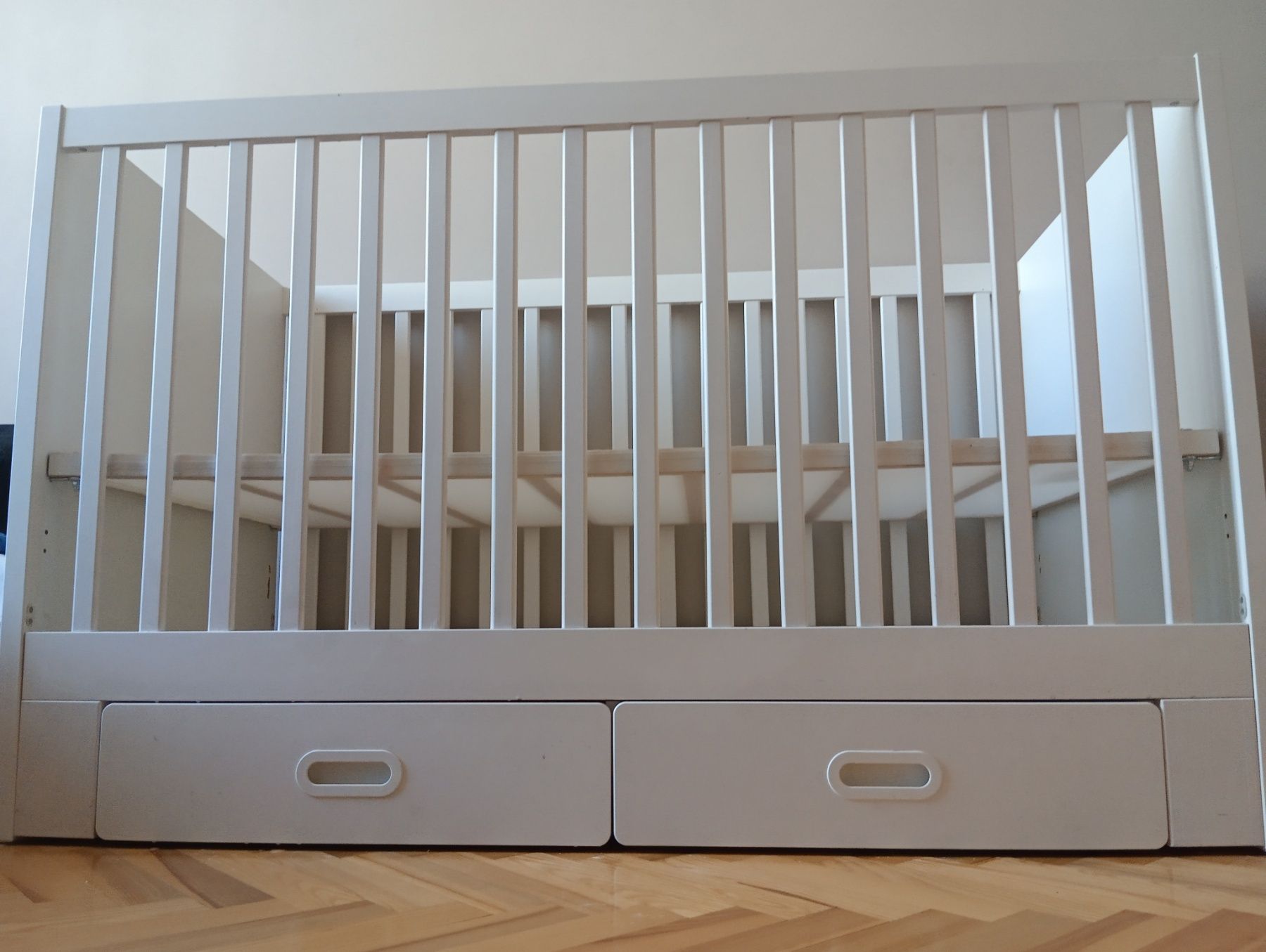 Łóżeczko dziecięce, niemowlęce IKEA z szufladami