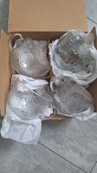 Нові скляні чашки, sin say, 4 штуки