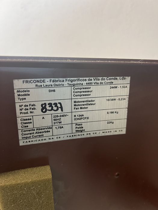 Desumificador pouco usado, a funcionar perfeitamente.