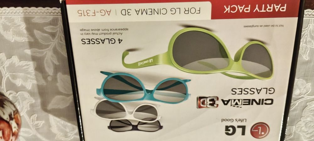 LG Cinema 3D glasses Okulary 3D