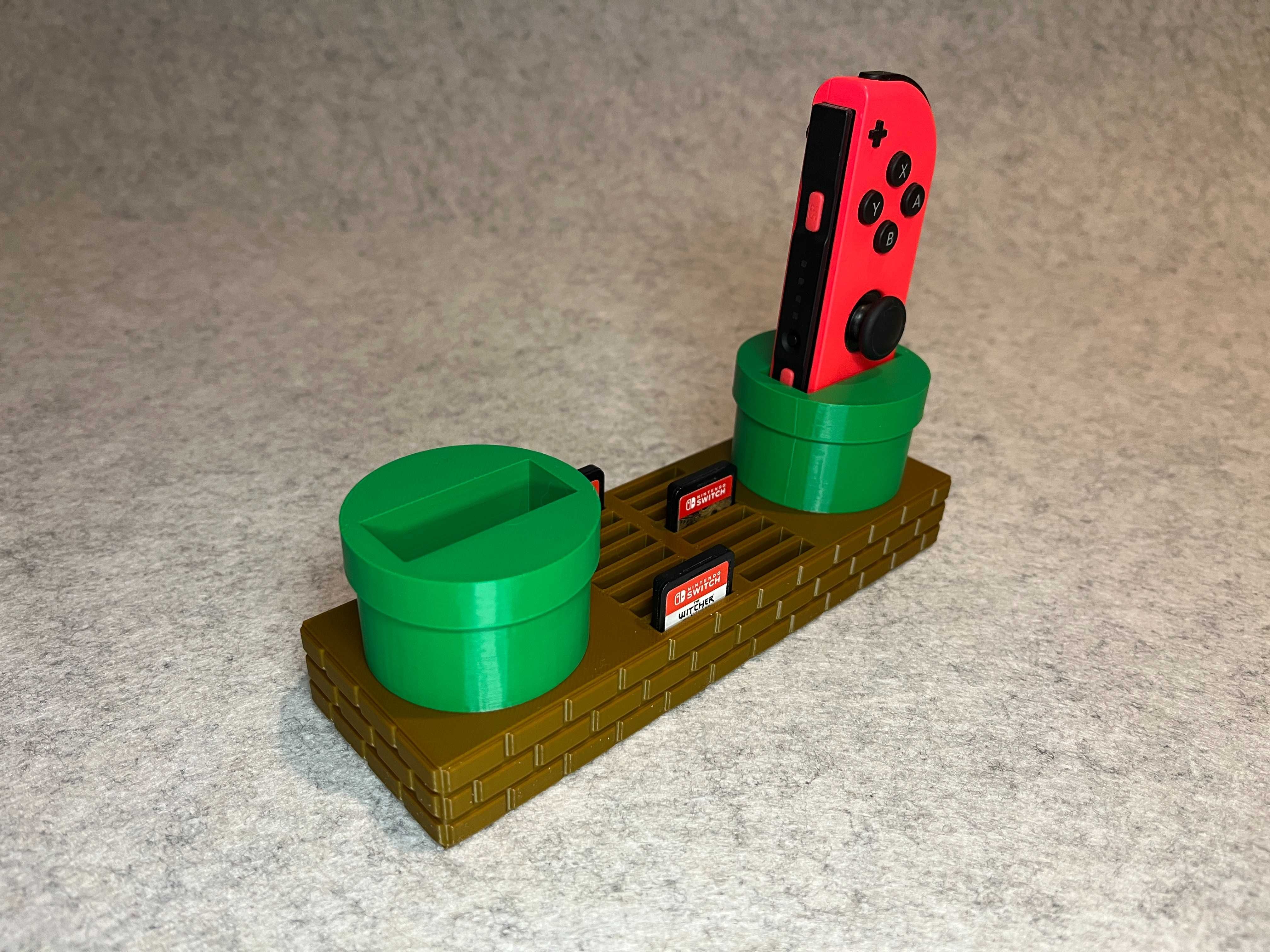 Stojak podstawka Super Mario na Joy-Con oraz 16 gier Nintendo Switch