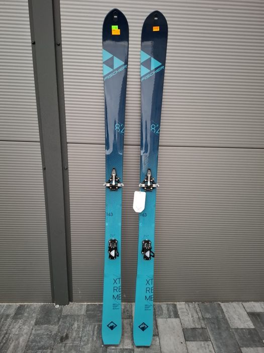 Narty skiturowe zestaw nowy Fischer Xtreme 82 163 cm Dynafit